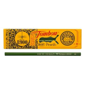 トンボ(Tombow) 鉛筆 8900 H 1ダース 8900-H