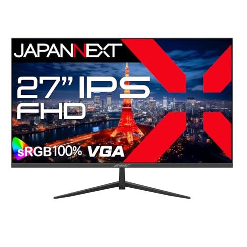 JAPANNEXT 27インチ モニター フルHD 1920x1080解像度 IPS ディスプレイ ...