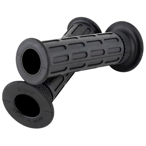 キジマ(Kijima) バイクパーツ グリップ ラバー製 125mm φ22.2mm 貫通タイプ 汎...