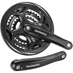 シマノ FC-M311 ブラック 48X38X28T 175mm 8/7S チェーンガード付 EFCM311E888CL