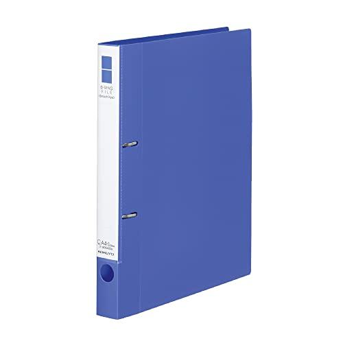 コクヨ Dリングファイル スムーススタイル A4 2穴 200枚収容 青 フ-UDS420B