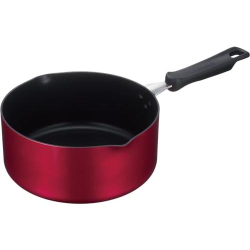 サーモス デュラブルシリーズ 片手鍋 クックパン 20cm レッド IH対応 KNA-020S R