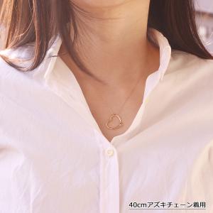 18金 ペンダントトップ K18 ハート オー...の詳細画像1