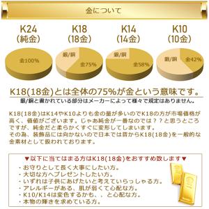 18金 ペンダントトップ K18 チャーム ネ...の詳細画像5