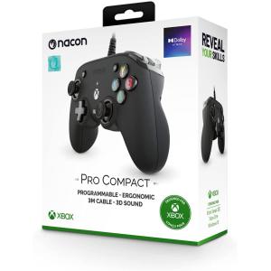 ナコン コンパクト プロ コントローラー Nacon Pro Compact Controller Xbox One Xbox Series X ブラック