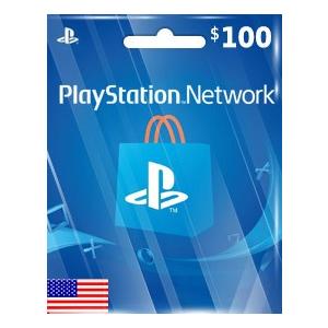 【メール通知】PlayStation Network Card $100 プレイステーション ネットワークカード 100ドル 北米ストア