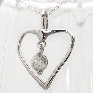 レディース ジュエリー アクセサリー ネックレス ペンダント ダイヤモンド ダイヤ 0.2ct プラチナ900 pt900