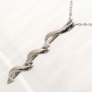 レディース ジュエリー アクセサリー ネックレス ペンダント ダイヤモンド ダイヤ 0.03ct プラチナ900 pt900｜eternally