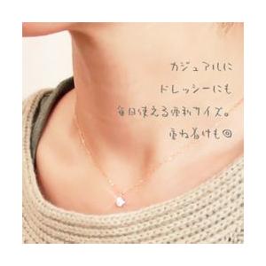 一粒ダイヤモンド ソリティア ネックレス ペン...の詳細画像2