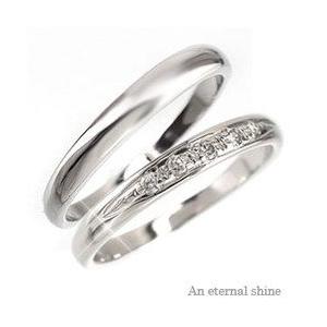 指輪 結婚ペアリング 2本セット pt900 ダイヤモンド ブライダル プラチナ900 人気 レディース ジュエリー アクセサリー