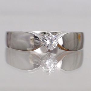 指輪 ダイヤモンド リング SIクラス 0.2ct アップ 幅広 リング k18ゴールド 18金 レディース ジュエリー アクセサリー