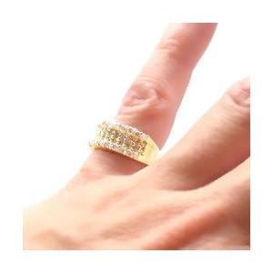 指輪 18金 ダイヤモンド 1ct リング ダ...の詳細画像2