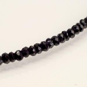 最高級 5mm ブラックスピネル ネックレス 40 45 50 cm 高品質