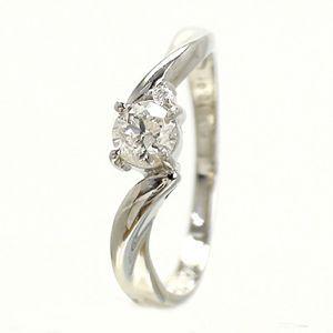 指輪 ダイヤリング 0.3ct k18ゴールド...の詳細画像1