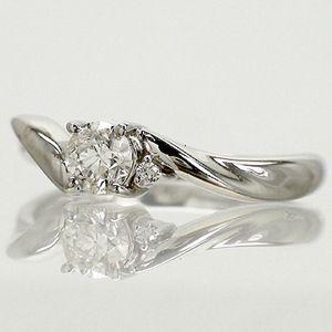 指輪 ダイヤリング 0.3ct k18ゴールド...の詳細画像2