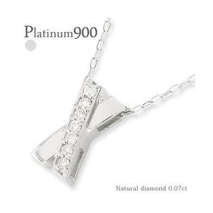 ダイヤモンド ネックレス ペンダント ダイヤ 0.07ct プラチナ900 pt900
