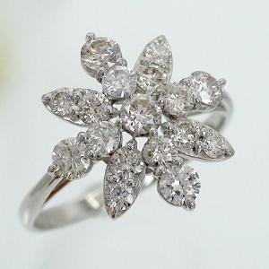 指輪 ダイヤモンド リング 1ct プラチナ9...の詳細画像1