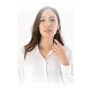 一粒ダイヤモンド ネックレス k18 ゴールド...の詳細画像3