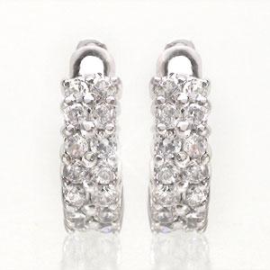 K18 ダイヤモンド ピアス 0.4カラット ...の詳細画像1