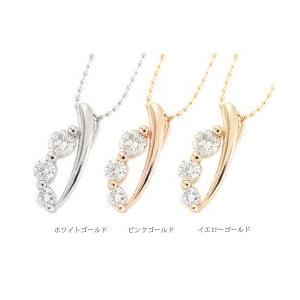 スリーストーン トリロジー ネックレス ペンダ...の詳細画像2