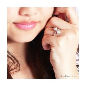 指輪 18金 ダイヤモンド リング 0.5ct...の詳細画像1