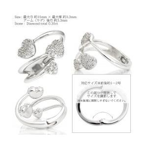 指輪 18金 ダイヤモンド リング 0.5ct...の詳細画像2