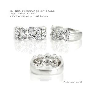 指輪 プラチナ900 pt900 ダイヤモンド...の詳細画像2