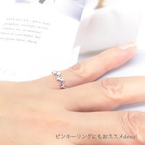 ピンキーリング スター 星 リング k18ゴー...の詳細画像3