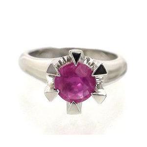 ベビーリング ルビー 7月誕生石 ｋ18ホワイトゴールド 18金 レディース ジュエリー アクセサリ...