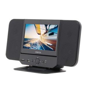 CREFOL 9 インチ液晶付マルチコンポ DVD/CD再生でき、同軸音声出力 FMラジオ付き ダイレクト録音機能搭載 ステレオスピーカ搭載