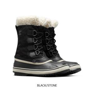 SOREL　WOMEN'S　WINTER CARNIVAL　ソレル　ウィンターカーニバル　BLACK/STONE　スノーブーツ　ウィンターシューズ　防寒　防水　レディース　正規取扱店｜eternalyouth