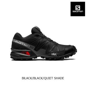 SALOMON　SPEEDCROSS 3　BLACK/BLACK/QUIET SHADE　サロモンスニーカーズ　ユニセックス　L41085500　正規取扱店｜eternalyouth