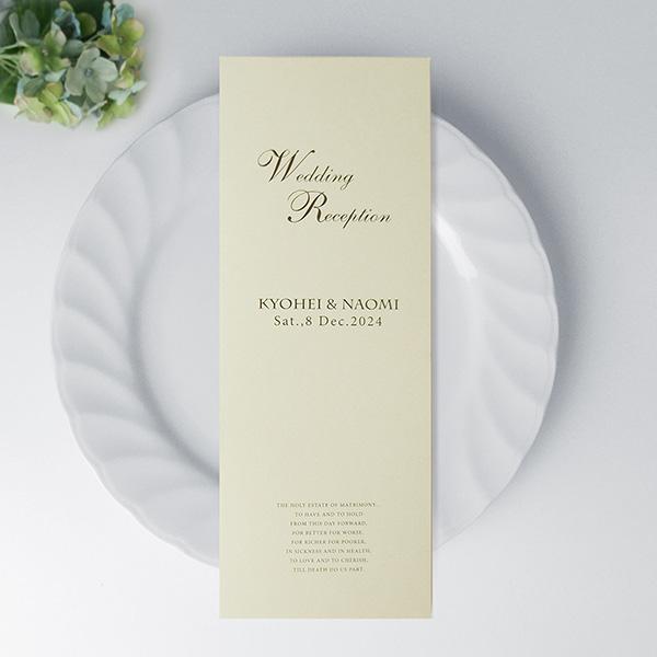 セミオーダー 結婚式 席次表 名入れ・挙式日記入  用紙を4種類から選択♪ (手作りセット)ネームA...