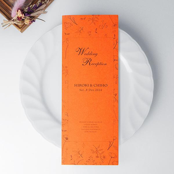 セミオーダー 結婚式 席次表 名入れ・挙式日記入 タイトル文字＆用紙を4種類から選択♪ 組み合わせは...