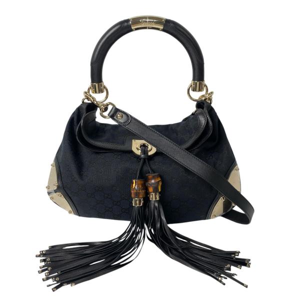 未使用 グッチ GUCCI インディ スモールGG キャンバス 2way ショルダーバッグ ハンドバ...