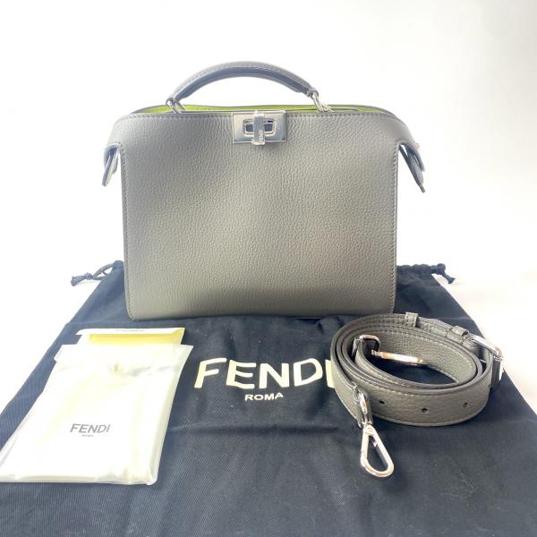 未使用 フェンディ FENDI レディース ピーカブー ICU アイシーユー スモール 2way シ...