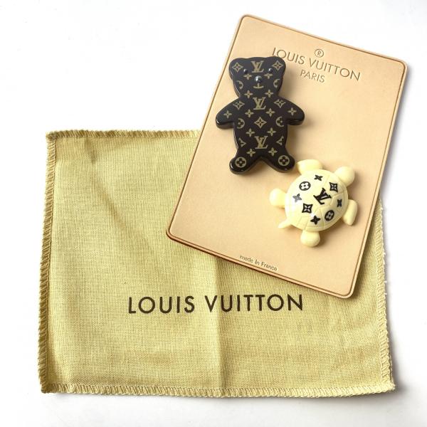 [入手困難] ルイ ヴィトン LOUIS VUITTON  レディース ブローチ 熊 亀中古