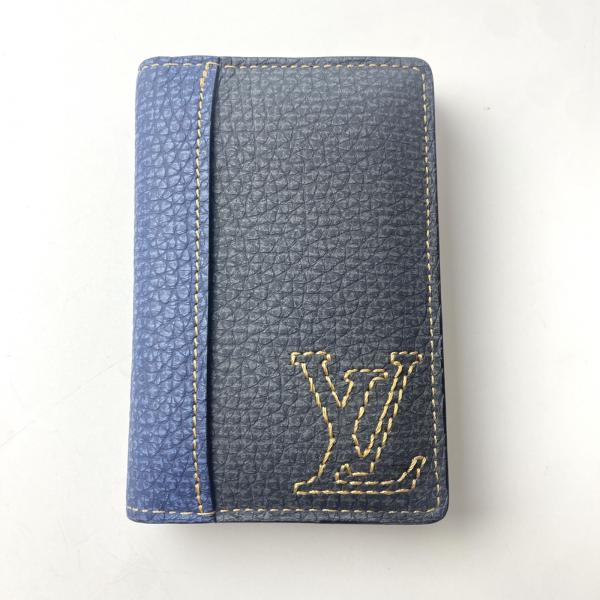 現行 ルイ ヴィトン LOUIS VUITTON カード入れ 定期入れ 名刺入れ中古