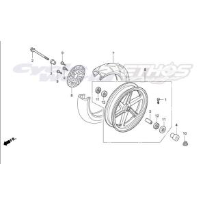 90306-KF0-003　ナット,フランジ 12MM　HRC ホンダ｜ethosdesign