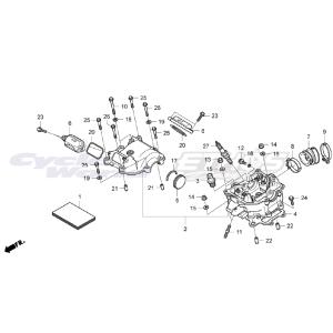 12203-KA5-690 ジョイント,パイプ13 RTL300R 2017 HRC ホンダレーシン...