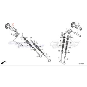 MC41系　300cc エンジン部品　HRC ホンダ 14110-K33-D00 カムシャフトCOMP,IN CBR250R MC41 HRC