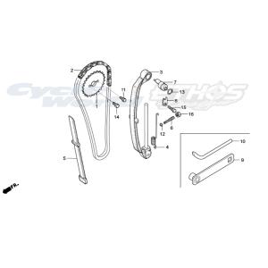 14500-436-000　テンショナーCOMP,カムチェーン　HRC ホンダ｜ethosdesign