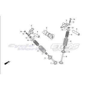 ホンダ（HONDA） 53214-GJG-C20（53214-001-010） ダストシール,ステム