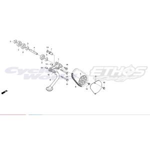 15133-NX7-000　スプロケット,オイルポンプドリブン　HRC ホンダレーシング｜ethosdesign