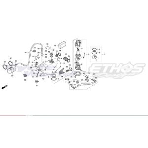15604-MG7-000　グロメット,オイルクーラー　HRC ホンダレーシング｜ethosdesign