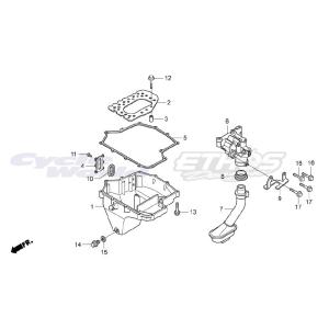 ホンダ（HONDA） 11211-NLS-000 オイルパン CBR1000RR-SP2 2017 HRC