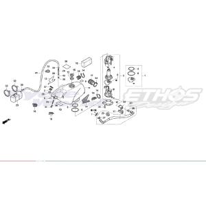 16702-KPC-D50　Oリング,8.6×1.9　HRC ホンダレーシング｜ethosdesign