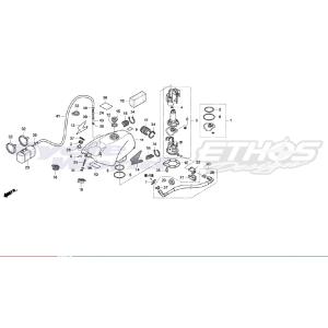 コンプ3セット ホンダ（HONDA） 06160-MEN-A31 フィルターキット,フューエル HRC