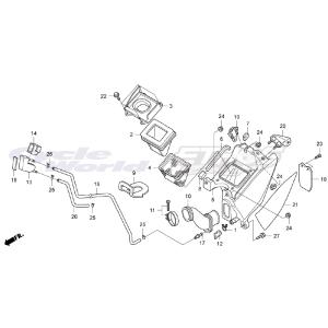 17211-NN4-P10 エレメント,エアクリーナー　RTL300R 2017 HRC ホンダレーシング｜エトスデザイン