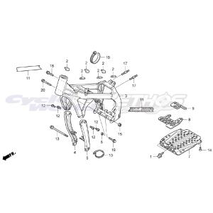 17506-NN4-000 ラバー,フューエルタンク　RTL300R 2017 HRC ホンダレーシ...